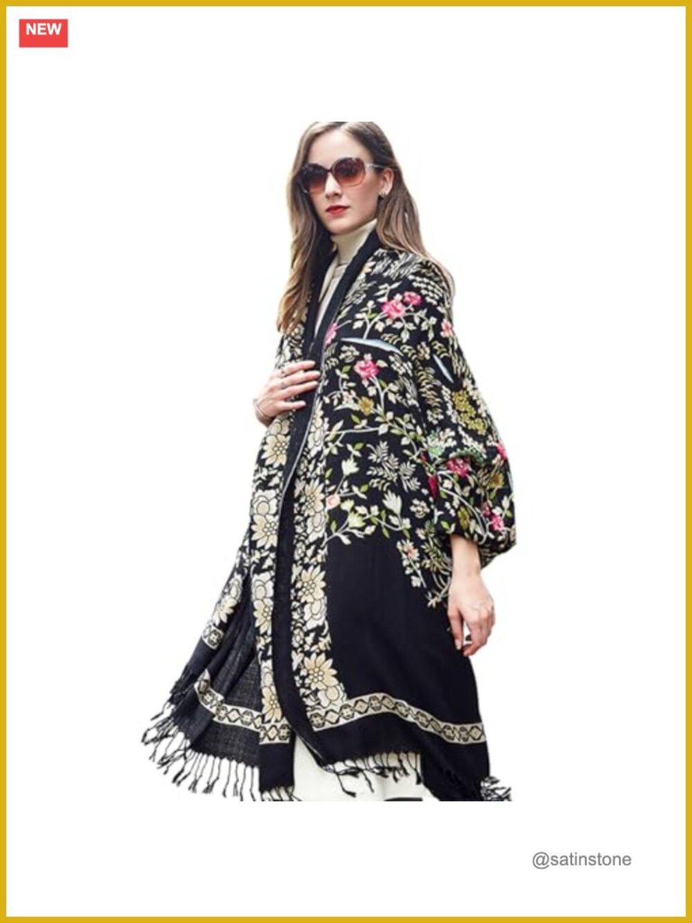 100% Merino Wool Extra Large Pashmina Shawl Wraps for Women